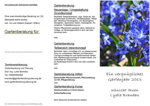 Gutschein Gartenberatung im Frühling, Seite 02