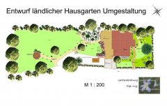 Entwurf Ländlicher Hausgarten